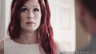 Cock sucker tranny Jenna Gargles wants some deep love from Pierce Paris