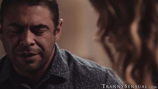 Horny TS Crystal Thayer and I suck one another before I bareback her