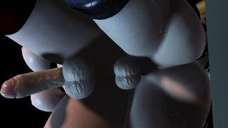 Cyborg Futa takes from behind another Cyborg Futa