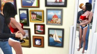 Tranny Maid (Sims four)