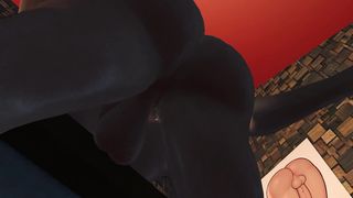 Large Towheaded Dickgirl Plowing a Adorable She-male in Ass fucking Missionary