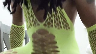 TGirl PreCum Forearms Free-for-all From Rectal Railing Humungous Fuck stick