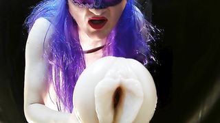 Preggie Cd slurping, handballing and pounding Alexis Texas Fleshlight Outlaw Coochie