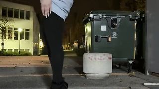 Sissy change from cutoffs to undies