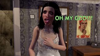 The sundress suits the stud .. and the chick has a secret under her miniskirt - Hermaphroditism animated pornography