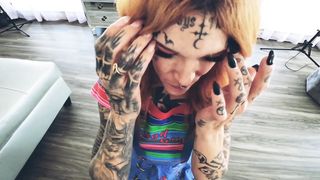 TATTED TRANS DAME DESIRED CANDIES ~ GOT RUMP ROMPED INSTEAD