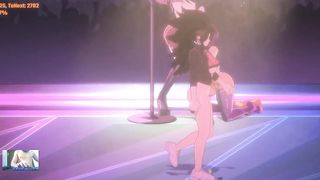 ALL ALL GIRL BUNNY DAMSEL HERMAPHRODITISM ANMATIONS - UNSPOILED ONYX