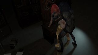 Malenia is Plowed Standing By Ranni the Witch With A Humungous Jizz-shotgun