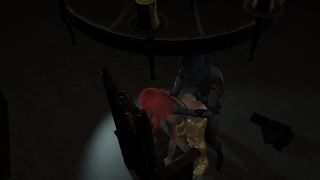 Malenia is Plowed Standing By Ranni the Witch With A Humungous Jizz-shotgun