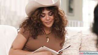 Im fucked by my stepmoms busty trans gf