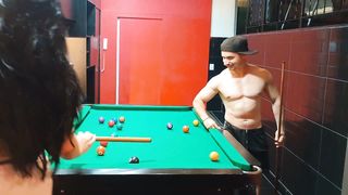 SaymonFitness slurping the super-fucking-hot bootie of the hefty-arsed transvestite