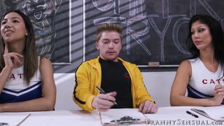 Slutty TS bombshell Brittney Kade explored the depths of my cunt using her dick