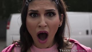 Tbabe Zariah Aura utilized his rock hard cock to pound MILF Dee Williams and I