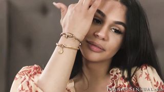 Big dude Draven Navarro gets dominated by pretty tranny Eva Maxim