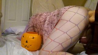 Halloween's A Brilliant Day To Ass-fuck a Big Femboy Mega-slut