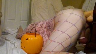 Halloween's A Brilliant Day To Ass-fuck a Big Femboy Mega-slut