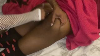 Step Sista Wants Ass-fuck Internal ejaculation