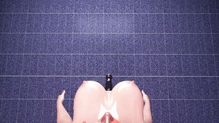 damsel ginger-haired virtual reality futa melon expansion growth (3 dimensional toon)