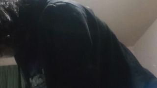 nice trans gal leaks thru undies and porks herself for you to watch