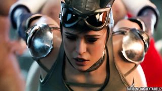 futa with thick titties screws assfuck cat nymph