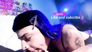 RalphBBC's smashes trans nymph Emma Ink, gargle and rectal - utter video on OF/EMMAINK13
