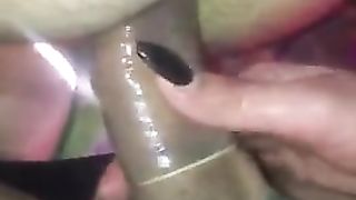 Ample penis Mama pounding her biotch