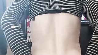 Ladyboy bitch railing fake penis