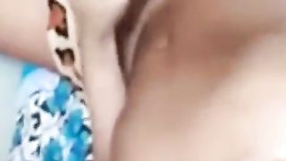 Bigdick dame masturbating her trunk