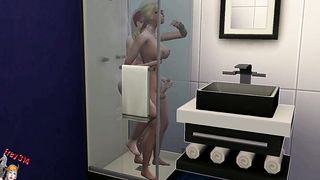 Plumbed with love in the bathroom