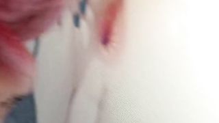 GARGLING THE CULO, DICK, OF A ANIME PORN SUBMITTAL TRANS IN UNDERGARMENTS, TRIBUTE, CLOSE UP