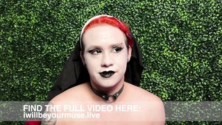 Nun and Satan Give Jerk Off Instructions and Jizm Countdown