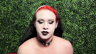 Nun and Satan Give Jerk Off Instructions and Jizm Countdown