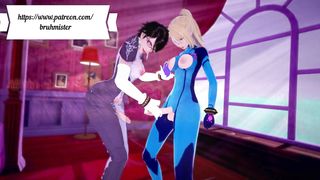 Futa Samus x Futa Bayonetta