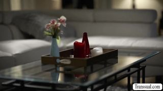 Super-fucking-hot Trans stepmommy lets son penetrate her rear entrance (Melanie Brooks, Melyssa Buhl)