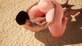 Torrid beach femmes toon