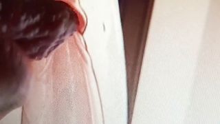 deep throating large chisel and venoza anime porn trans and smooching her throat, macro shot