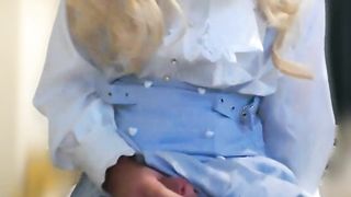 Japanese she-creature jizz shot with costume play #1