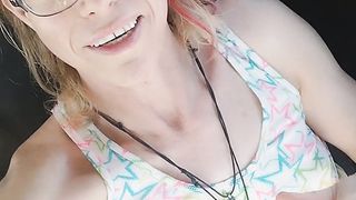 urinate FLICK parking pile, one day before i turn 49yo on OCT28, 2024