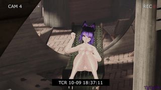 Exhibitionist Futa Masturbates Her MASSIVE Spear in Public And Gets Caught On Camera