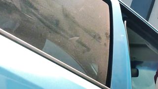 Tgirl demonstrating off in the Parking Plenty of!