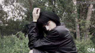 Queer crossdresser lovely twunk or style lady on runway?