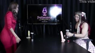 She had to take off her clothes in the "have you done it" game, and she showcased off her luxurious melons and muff - Sofie Beefstick (Ts) (SHEER/CRIMSON)