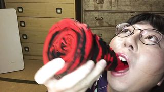 Glamour palm of crimson cockblower loves foray of the hatch after foray of the bulls eye