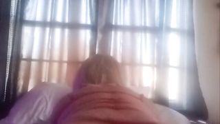 Gigantic backside sissy takes every inch of phat big black cock