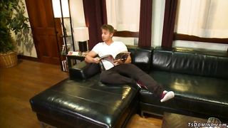 Transgender princess assfucking boinks masculine neighbor