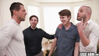 Big tits tranny is guys bachelor gift