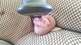 Bashful Racoon is jizzing mitts-free-for-all