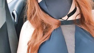 Tgirl spurting infront of everyone!