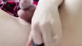 ترنس خوشگل ایرانی با دیلدو چه حالی میکنه