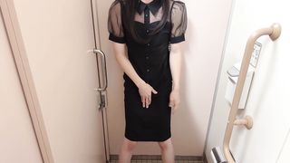 [Crossdressing] Japanese getting off with a bunch of orgasm in a ultra-cute uniform